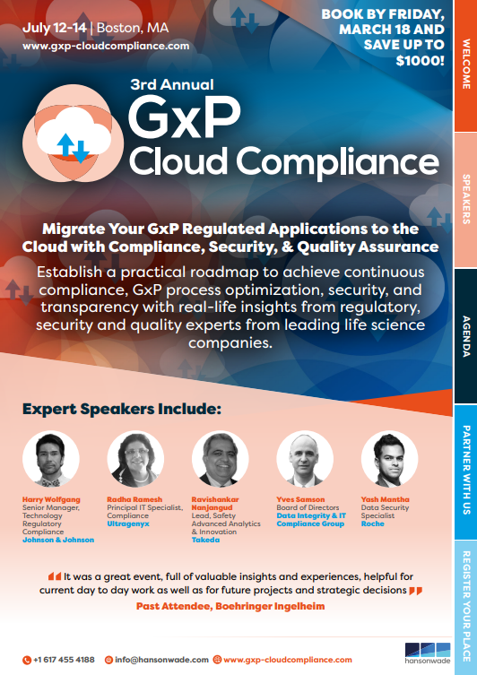 GxP Brochure front page